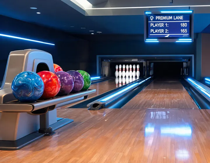 Bowling center product engineering display
